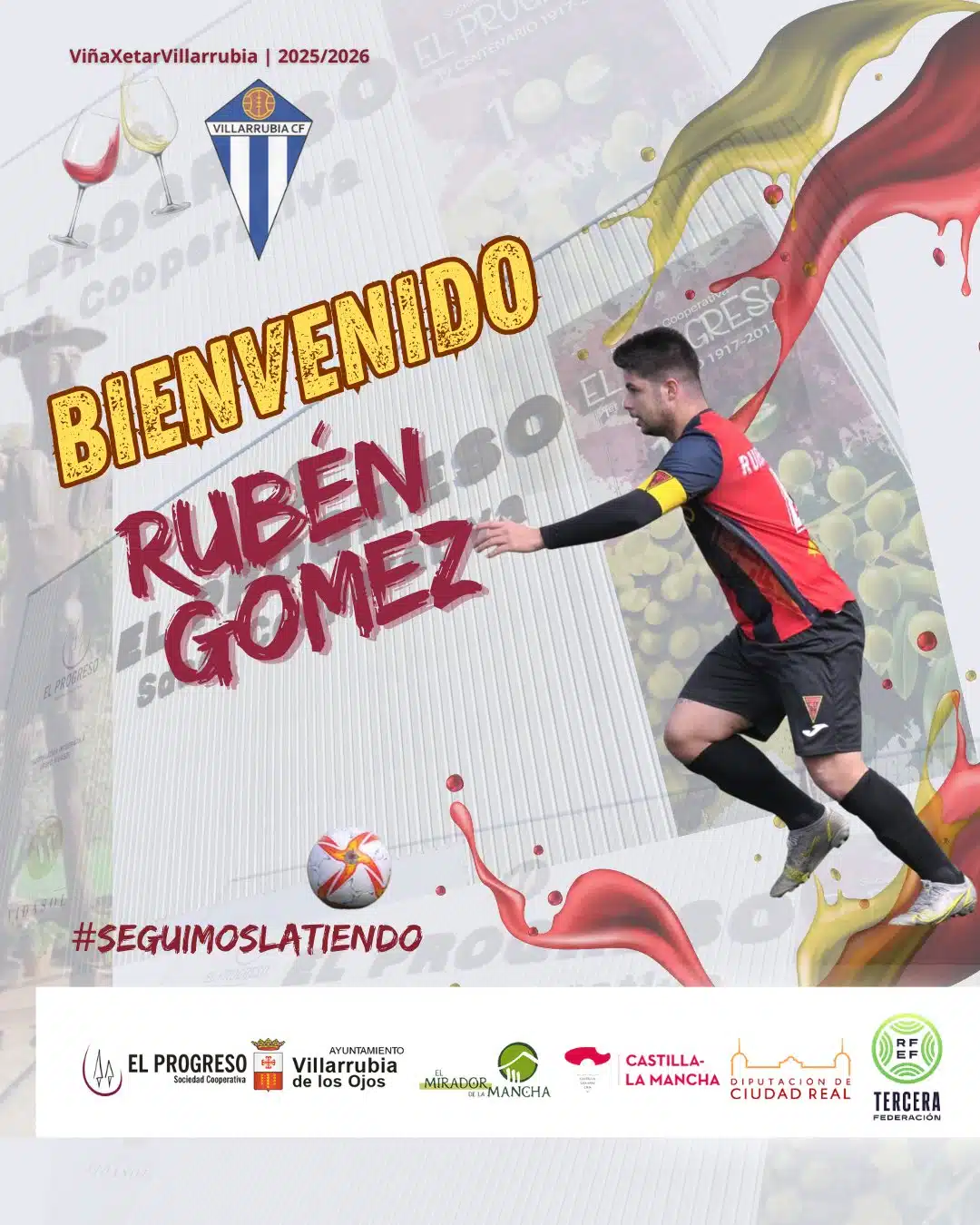 Rubén Gómez, cuarto fichaje del Formac Villarrubia